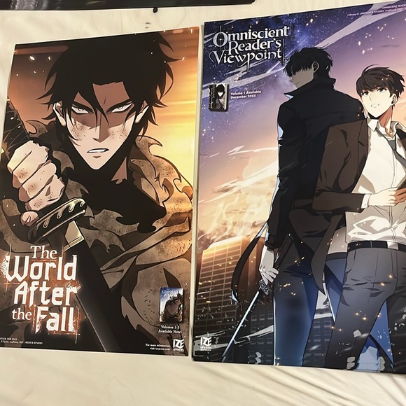 Anime Accessories - Omniscient Readers Viewpoint / World after the fall double siding anime poster